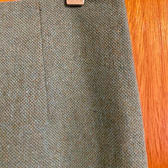 Vintage Rebecca Taylor Wool Tweed Pencil Skirt Size 6 - Picture 4 of 5